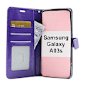 Miniatyrbild 9 av 11: Crazy Horse Wallet Samsung Galaxy A03s (SM-A037G) Lila