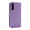 Miniatyrbild 9 av 11: Flower Standcase Wallet Sony Xperia 10 V 5G Svart