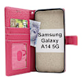 Miniatyrbild 5 av 10: New Standcase Wallet Samsung Galaxy A14 5G Röd