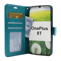 Miniatyrbild 10 av 11: Crazy Horse Wallet OnePlus 8T (Svart) Hotpink