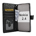 Miniatyrbild 2 av 11: New Standcase Wallet Nokia 2.4 Svart