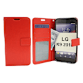 Miniatyrbild 1 av 5: Crazy Horse Wallet LG K9 2018 (LMX210) Röd