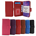 Miniatyrbild 7 av 8: New Standcase Wallet Nokia 3.1 Plus Röd