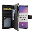 Miniatyrbild 2 av 11: XL Standcase Lyxfodral Samsung Galaxy S10 Plus (G975F) Lila