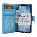 Miniatyrbild 1 av 8: New Standcase Wallet Motorola Moto E6 Play Ljusblå
