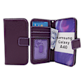 Miniatyrbild 5 av 9: New Standcase Wallet Samsung Galaxy A40 (A405FN/DS) Lila