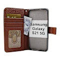 Miniatyrbild 7 av 11: New Standcase Wallet Samsung Galaxy S21 5G (G991B) Lila