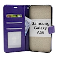 Miniatyrbild 11 av 11: Crazy Horse Samsung Galaxy A56 Plånboksfodral Svart