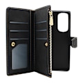 Miniatyrbild 6 av 11: XL Standcase Lyxfodral Motorola Edge 30 Svart