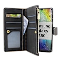 Miniatyrbild 2 av 11: XL Standcase Lyxfodral Samsung Galaxy A50 (A505FN/DS) Svart