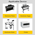 Miniatyrbild 2 av 10: USB-B till Typ-C Konverter MIDI Adapter USB-B TILL USB-C VINKEL USB-B to USB-C Elbow USB-B to USB-C Elbow