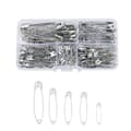 150 Silver Säkerhetsnålar (5 Storlekar)