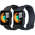 Miniatyrbild 2 av 5: Armbandsrem för Xiaomi Mi Watch Lite/Redmi Watch, Mjukt Silikon Ersättningsarmband Sportarmband - Svart/Blå