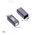Miniatyrbild 1 av 10: USB-B till Typ-C Konverter MIDI Adapter USB-B TILL MICRO USB-B to Micro USB USB-B to Micro USB