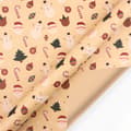 Miniatyrbild 1 av 2: Vintage julpapper, presentpapper av kraftpapper, DIY-material, 50×70 cm (003) 3