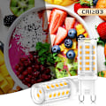 Miniatyrbild 3 av 3: G9 LED-lampor, varmvit 3000K 5W G9 LED, 10-pack