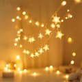 LED-slinga med stjärnor - varmvit - DIY (10 meter, 70 stjärnor)