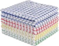 Disktrasor - 8 stycken - 30x30cm - Bomull - 2 röda + 2 gula + 2 blå + 2 gröna