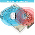 Miniatyrbild 5 av 5: WiFi Förstärkare 2024, WiFi Amplifier, WiFi Repeater, Täckning upp till 3000 kvm, Anslut 45 Enheter, Internetförstärkare Vit