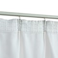 Pikkukuva 4 / 6: vidaXL Pimennysverhot koukuilla 2 kpl harmaanvalkoinen 140x175 cm White Vit