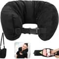 Versatile U-shaped travel pillow for ultimate comfort Black Black