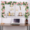 Miniatyrbillede 5 af 5: 3-pak Kunstige Hængeblomster, Kunstig Efeu Guirlande, Rosekurve, Bryllupsdekoration til Haven (6,0 m pr. streng)