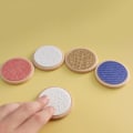 Miniatyrbillede 7 af 8: Sensoriske legetøj til børn, taktil brætspilsmatchning, taktil farve A1