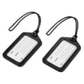 Bagageetikett 2-pack Svart Svart