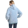 Miniatyrbillede 2 af 6: Damejakke, Frakke, Sweatshirt, Hoodies, Casual, Bomber, Tyk Fleece, Lynlås, Cardigan, Bærbar Filtforbinding BLÅ M