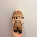 Miniatyrbild 1 av 7: /NC/Endast Kläder Labubu Docka Handgjord Dekoration Tyg Tröja Leksak Tyg Färgglad Kostym Set Labubu Tecknad Klänning 11