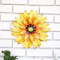 Pikkukuva 1 / 10: Tervetuloa-kyltti koriste simulointi metalli auringonkukka perhonen seinätaide riippuva piha aita koristelu lahja Yellow Chrysanthemum