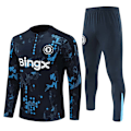 Pikkukuva 1 / 2: 2425 Chelsea Uusi Jalkapallopaita Pitkähihainen Harjoitussetti Aikuisten ja Lasten Royal Blue/Camouflage Royal blue/camouflage L