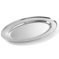 Stålfad för kött och charkuterier, oval, längd 40 cm - Hendi 404409_MGF