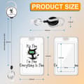 Miniatyrbild 3 av 6: Retractable ID Card Holder MultiColor cat pattern MultiColor