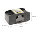Miniatyrbild 2 av 5: Automatic Card Shuffler - Fast and Portable for 2 Decks Black