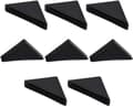 8 delar - svart - Hörnskydd - skydd och skydd - plast - 12*47 mm