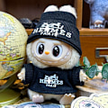 Miniatyrbillede 1 af 5: Sommerudsalg Labubu dukkeklæder første generation anden generation blind box Labubu dukkeklæder (hat + trøje) H svart kostym