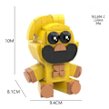 Miniatyrbillede 2 af 3: Smiling Critters Byggeklodser, Smiling Critters Dogday og Catnap Klods Sæt, Catnap Dog Day Catnap Figur Fødselsdagsgave