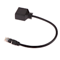 Pikkukuva 6 / 8: Ethernet-jakaja RJ45 1 uros - 2 naaras LAN Ethernet-kaapeli 31cm