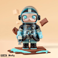 Miniatyrbild 6 av 9: POP MART DIMOO Space Molly Series Figurer, Slumpmässigt Design Actiondockor, Heminredning, Födelsedagspresenter för Flickor och Pojkar (En Slumpmässig Blind Box)