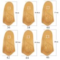 Miniatyrbilde 7 av 7: EiD Läder Ortopediska Innersulor - Ortotiska Häl Stöd för Platt Fot, Häl Smärta, Valvstöd - Män & Kvinnor EU  41/42