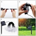 Miniatyrbillede 3 af 5: Solcellelyskæder 30 LED, Udendørs og Indendørs 6,5 M 8 Tilstande IP65 Vandtæt Have Varmt Lys