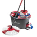 2-pak mikrofiber moppehoveder kompatible med Vileda O Cedar Spin Mop til gulvrengøring rød