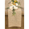 Miniatyrbild 1 av 5: 2 st 10Mx30cm Jute Bordslöpare, Hessian Bordslöpare, Juteväv Bordslöpare