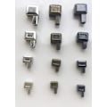Miniatyrbilde 3 av 5: Glidelås Reparasjonssett Metallbrakett Innsats Pin Glidelås Øvre/Nedre Stopper (3 Farger) 13 Sett Glidelås Fiks Plugg, Reparer Glidelås Stopper For Glidelås Utskifting