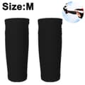 1 Pair Football Shin Guard Socks - Black M
