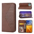 Kompatibelt iPhone 12 Skal, Läderplånboksfodral med Rem - Perfekt Brun_MGF Brown