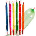 Miniatyrbillede 3 af 8: 50/100 stk blandede farver lang latex raketballon flyvende hvinende 50PCS