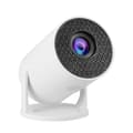 M5pro Mini HD Home Projector with EU Plug - Perfect for Movie Nights and Presentations White White