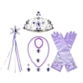 Miniatyrbilde 6 av 8: Prinsesse Rapunzel kjole Tangled kostyme + 7 ekstra tilbehør 120 cm 120 cm one size